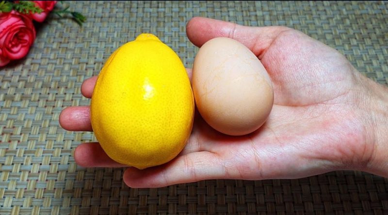 Візьміть 1 Лимон та 1 яйце! Не рецепт,а З0Л0Т0. Мало хто знає цей секретний рецептик.