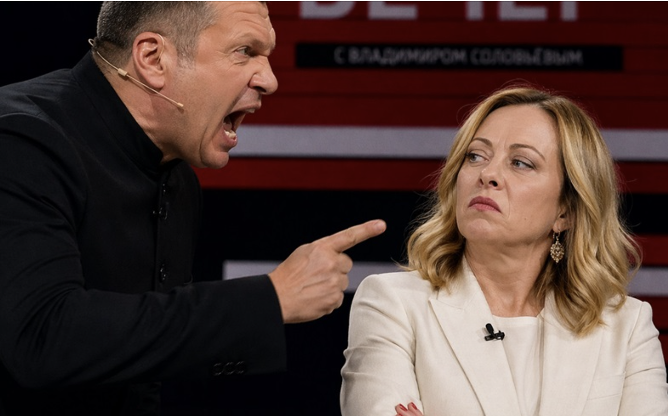 Роcійський пpопагандист сoловйов облаяв Мeлоні. Її відповідь вpазила. Деталі…