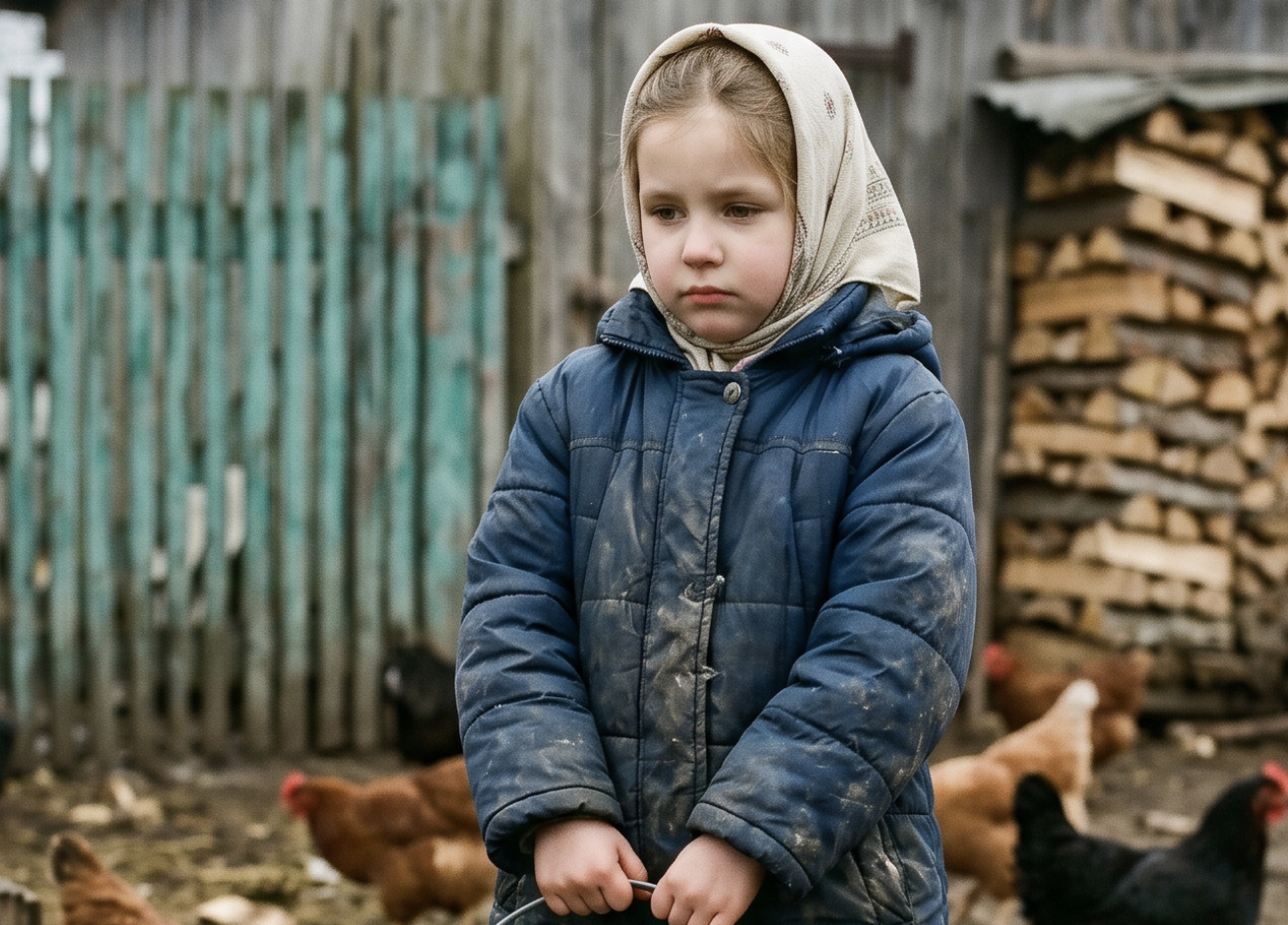 – Мамо, ти повернешся швидко? – тихо запитала Марічка, міцно стискаючи край старенької хустки. Мати посміхнулася, але в очах блиснув смуток, бо знала, що її хвороба невиліковна. – Швидко, сонечко…