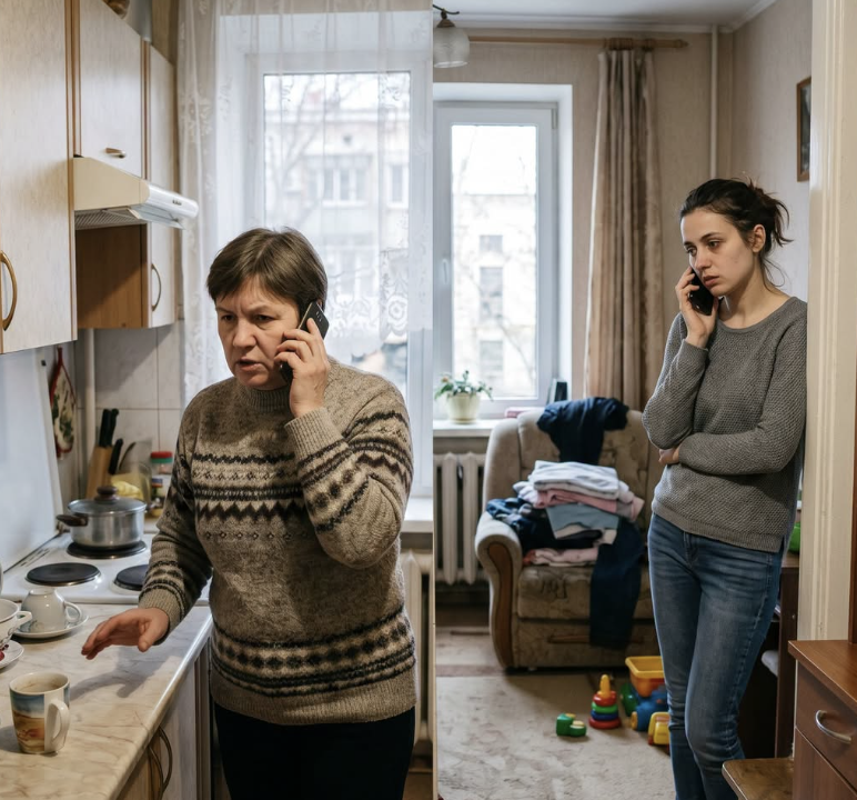 — Ну, на четвер нічого не плануй. Ніяких своїх серіалів чи балачок із подружками. У четвер чекаю на тебе. Треба випрати речі, прибрати, — заявила наказовим тоном Зінаїда Петрівна на іншому кінці дроту. Ольга здригнулася, але промовчала. Телефонна розмова зі свекрухою вкотре закінчувалася наказом.